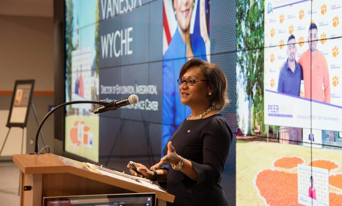 Vanessa Wyche returns to her alma mater to talk about her career at NASA.