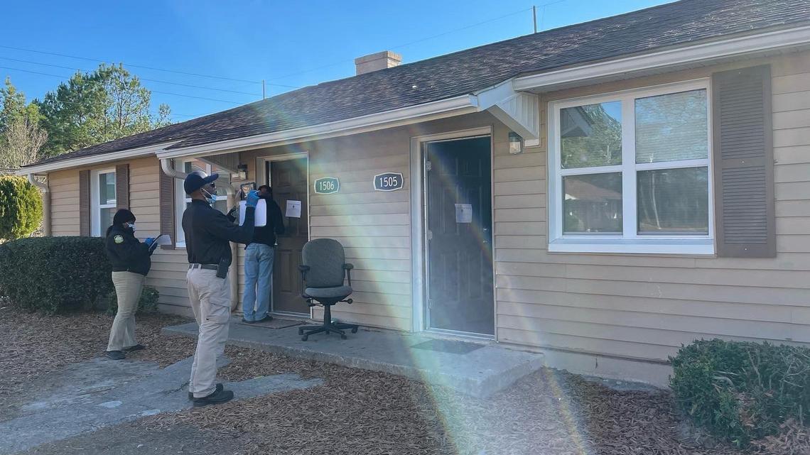 Columbia Code Enforcement and the Columbia-Richland Fire Department inspected units at the Colony Apartments Dec. 28. Residents were evacuated Dec. 27 after reportedly going days without heat or running water.