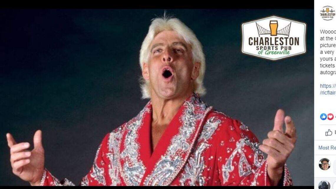 Ric Flair to appear in SC, but if you want to meet the man you’ve got to pay the man