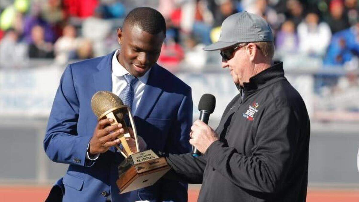Will Wilson is named South Carolina’s Mr. Football for the 2024 season.
