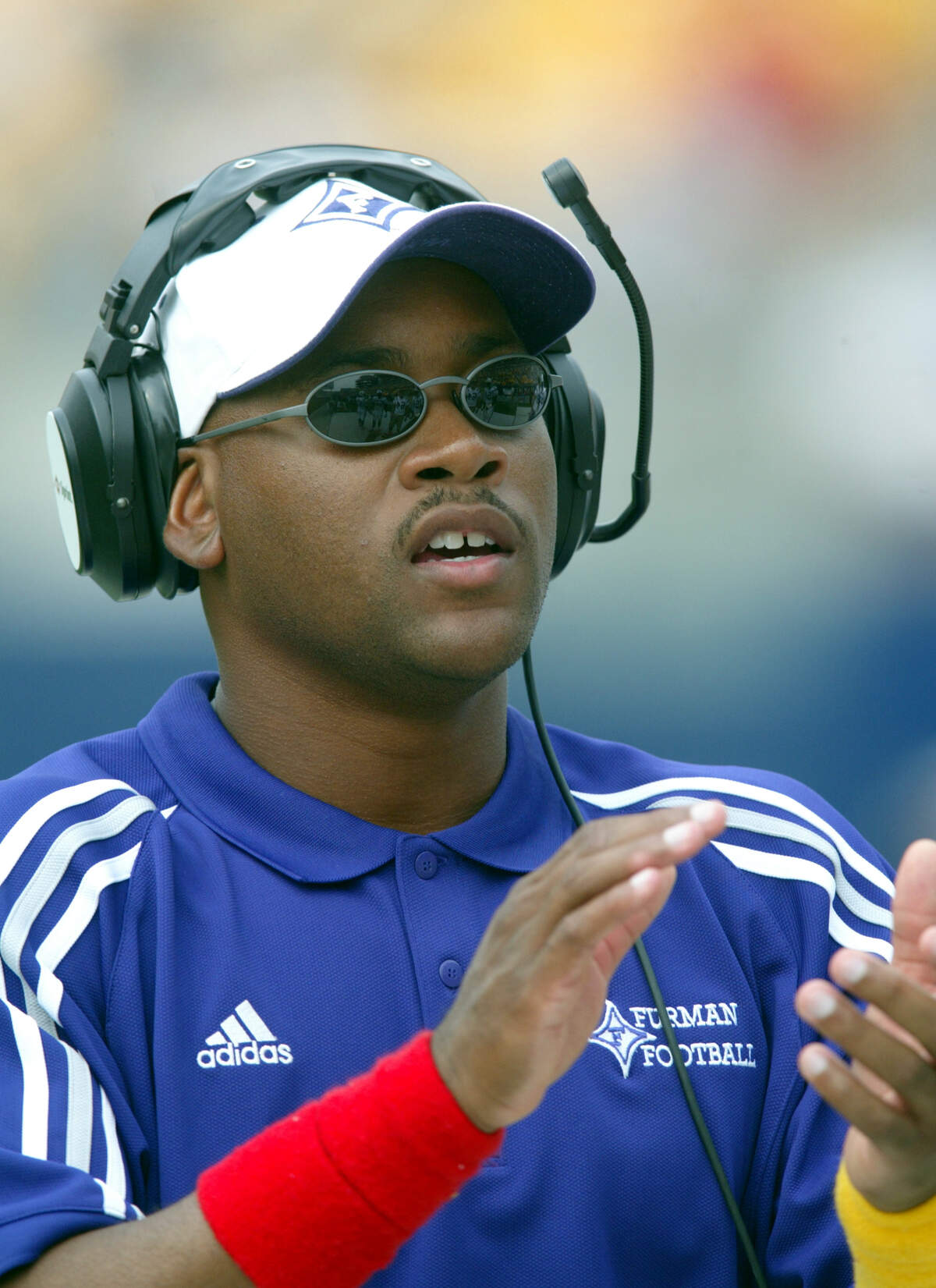 Des Kitchings coaching at Furman (2004 season)