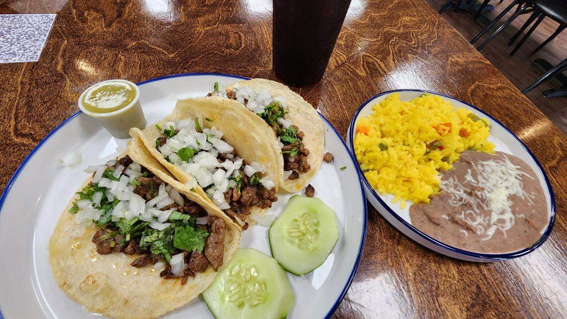 Tacos from Mi Tierra De Maiz in West Columbia.