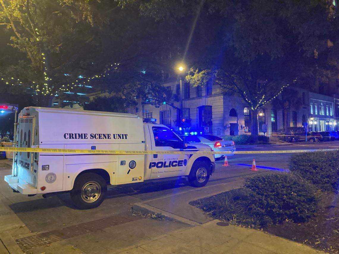 Columbia police investigate a shooting.