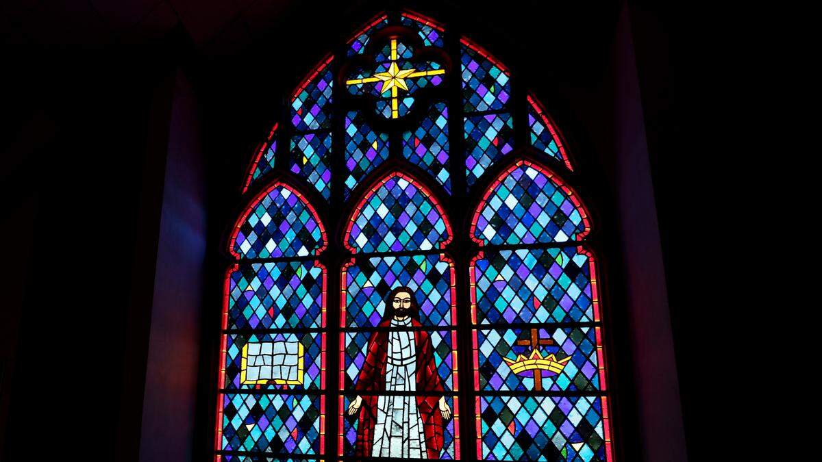 The former site of Rosewood Church is being transformed into three apartment buildings. The sanctuary of the church will include eight apartment units, one of which is built around the 30-foot-tall stained glass window from the church. The steeple will also remain in place.