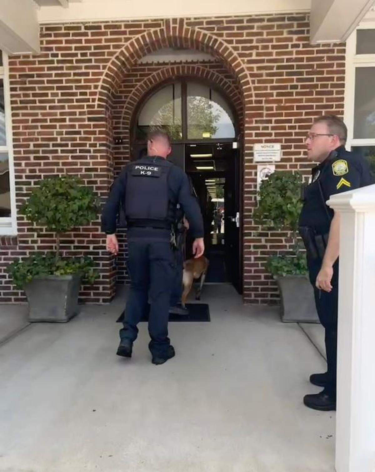 Columbia police search an elementary school targeted in a bomb threat.