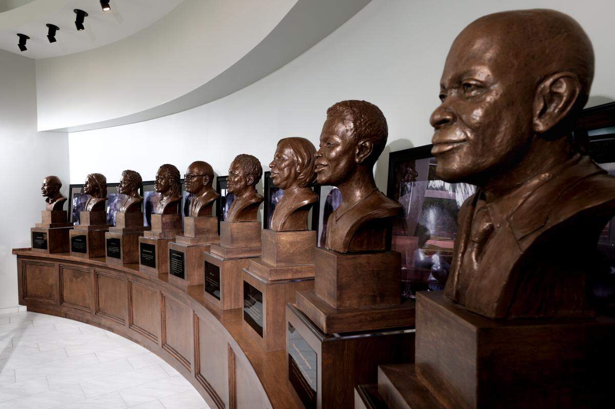 Allen University unveiled bronze memorials to the nine victims of the mass shooting at the Mother Emanuel A.M.E. church in Charleston. Three of the people who were killed were graduates of Allen University.