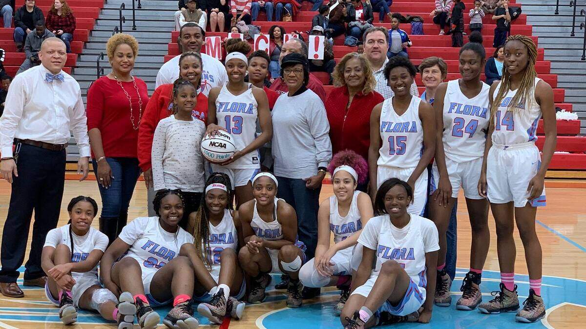 The A.C. Flora girls defeated Airport, 51-40, in the second round of the Class 4A playoffs on Friday, Feb. 15, 2019.