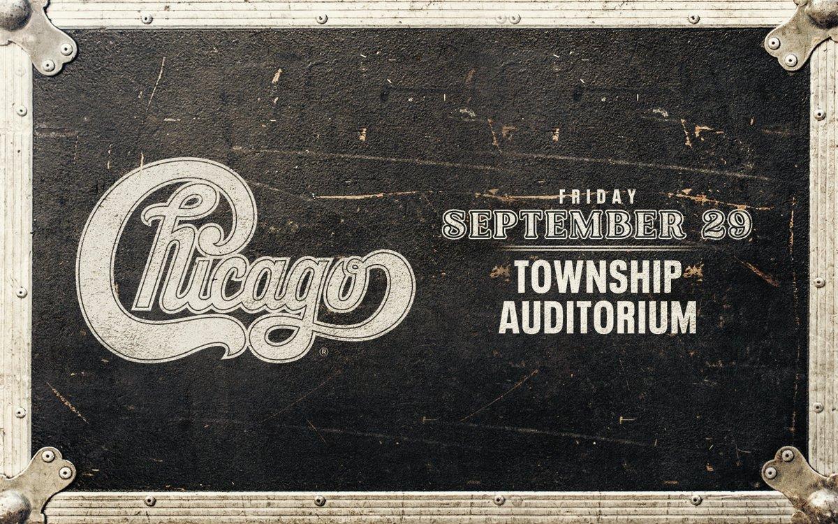 Rock music legends Chicago are scheduled to perform in Columbia.