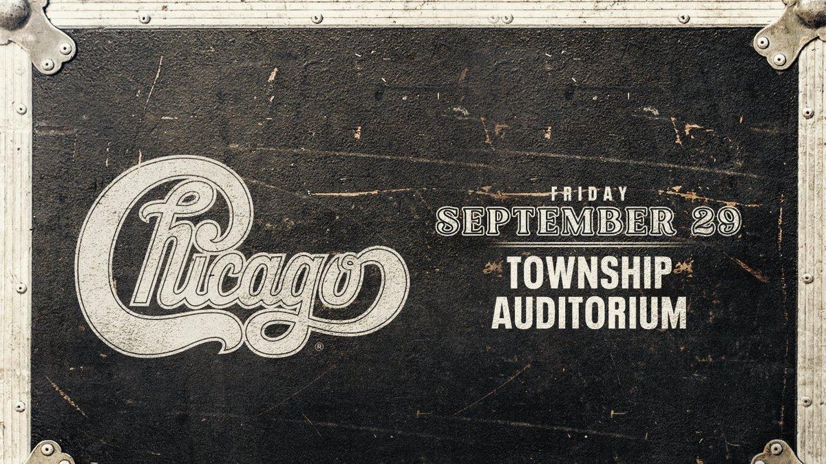 Rock music legends Chicago are scheduled to perform in Columbia.