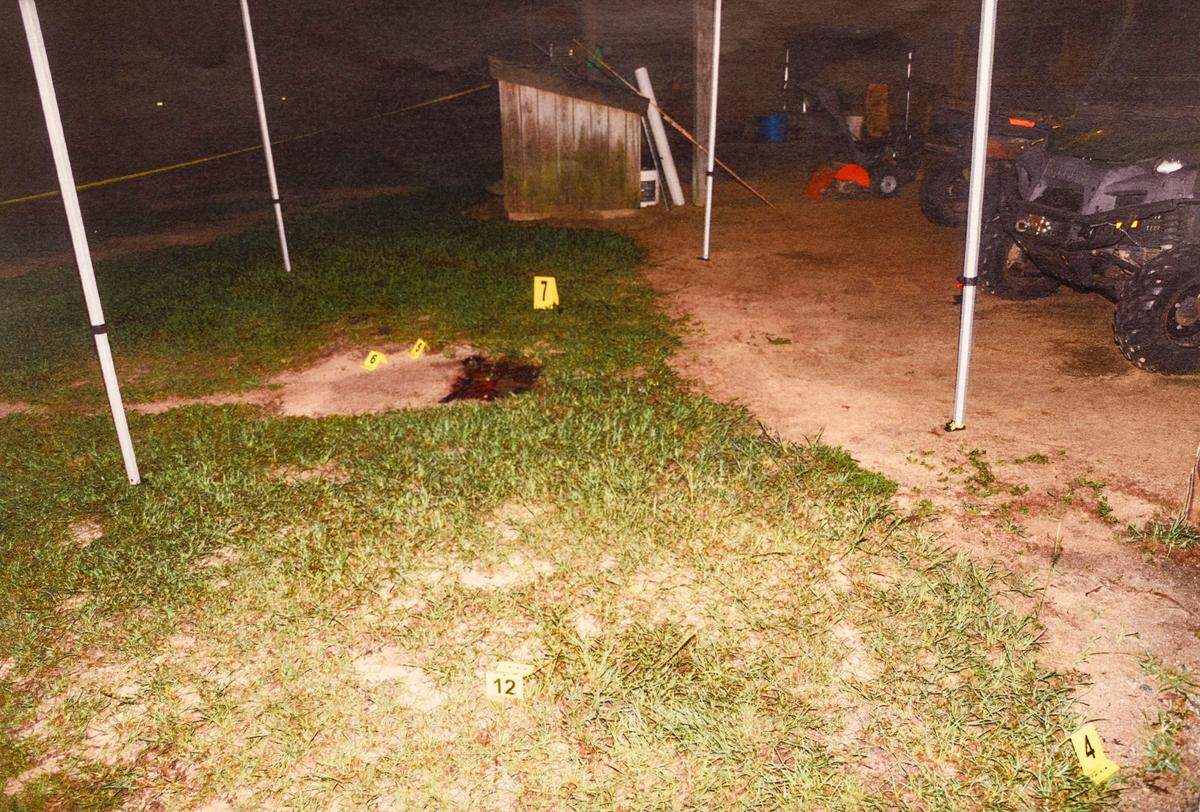 States evidence presented in the Alex Murdaugh trial Friday Jan. 27, 2023 at the Colleton County Courthouse in Walterboro. Grace Beahm Alford/The Post and Courier/Pool