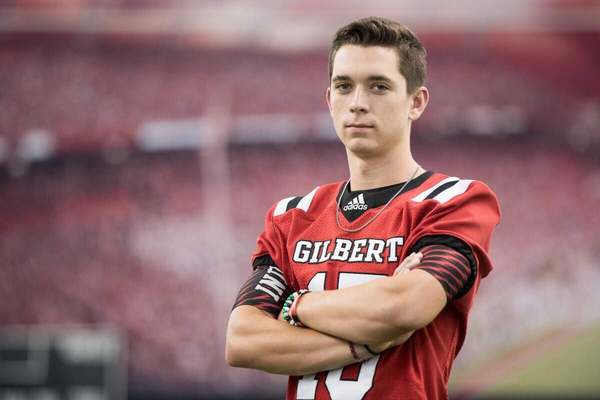 Gilbert quarterback Josh Strickland