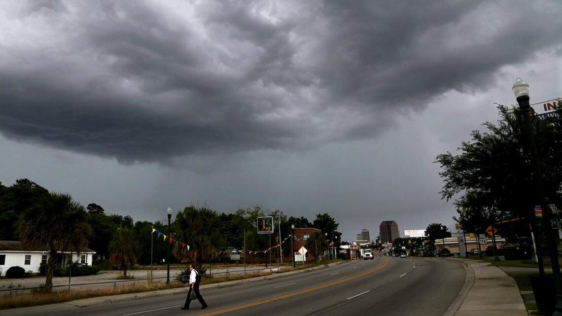 In this file photo, thunderstorms are seen rolling through the Midlands.