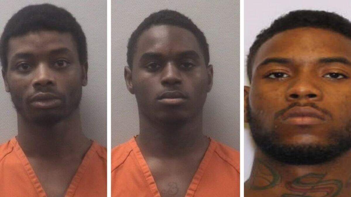 Correy Brown, Mathia Chambers and Breondre Johnson