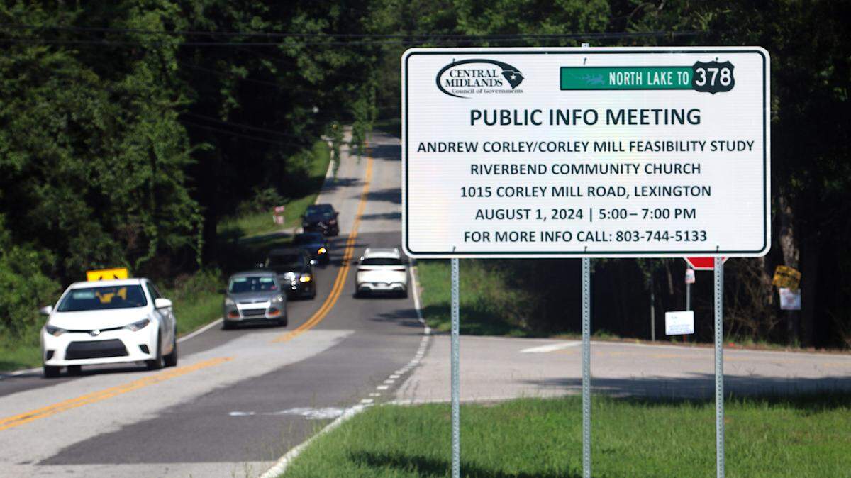The Central Midlands Council of Governments wants to know if residents think Corley Mill Road should be widened. July 30, 2024