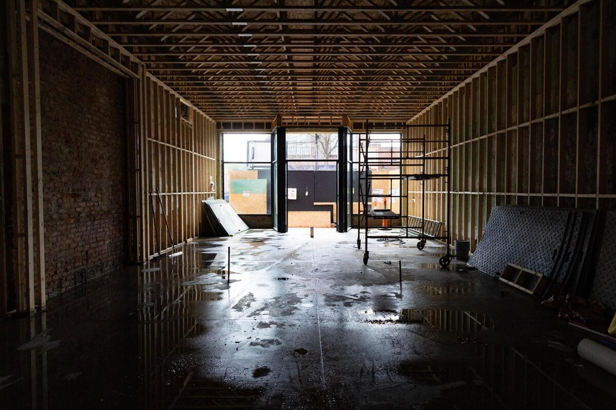 An owner of Kindred Boutique say they hope to be in their new space in April.
