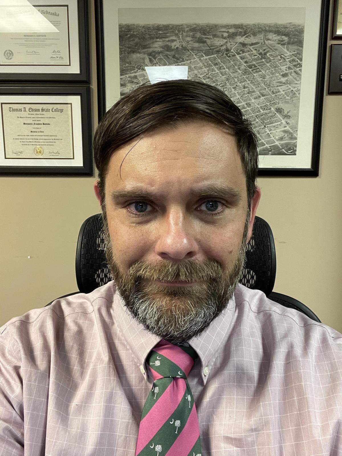 Benjamin Battiste is a candidate for Irmo Town Council in the election on Nov. 4, 2025.