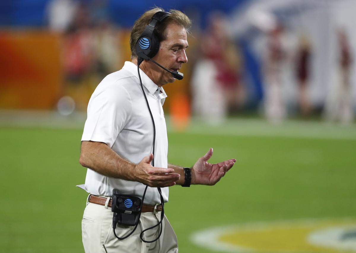 Nick Saban and Alabama will face Clemson in the College Football Playoff for the third time in four years.