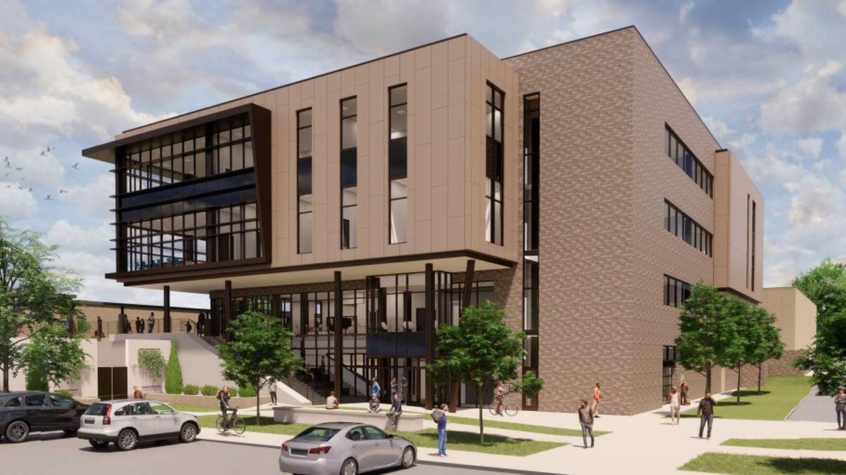 A rendering of the proposed new Center for QuickJobs and Workforce Development Education Building at Midlands Technical College.