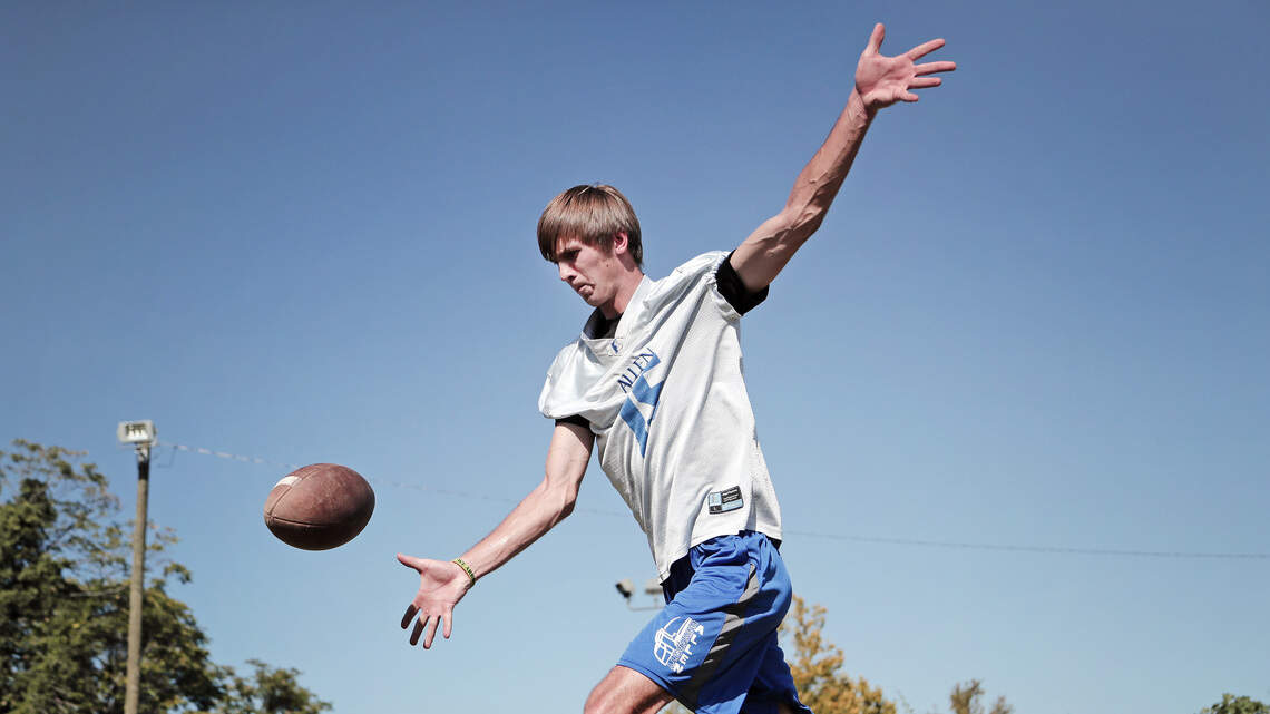 From Ukraine to U.S., how ‘tough background’ prepared Allen University’s new kicker