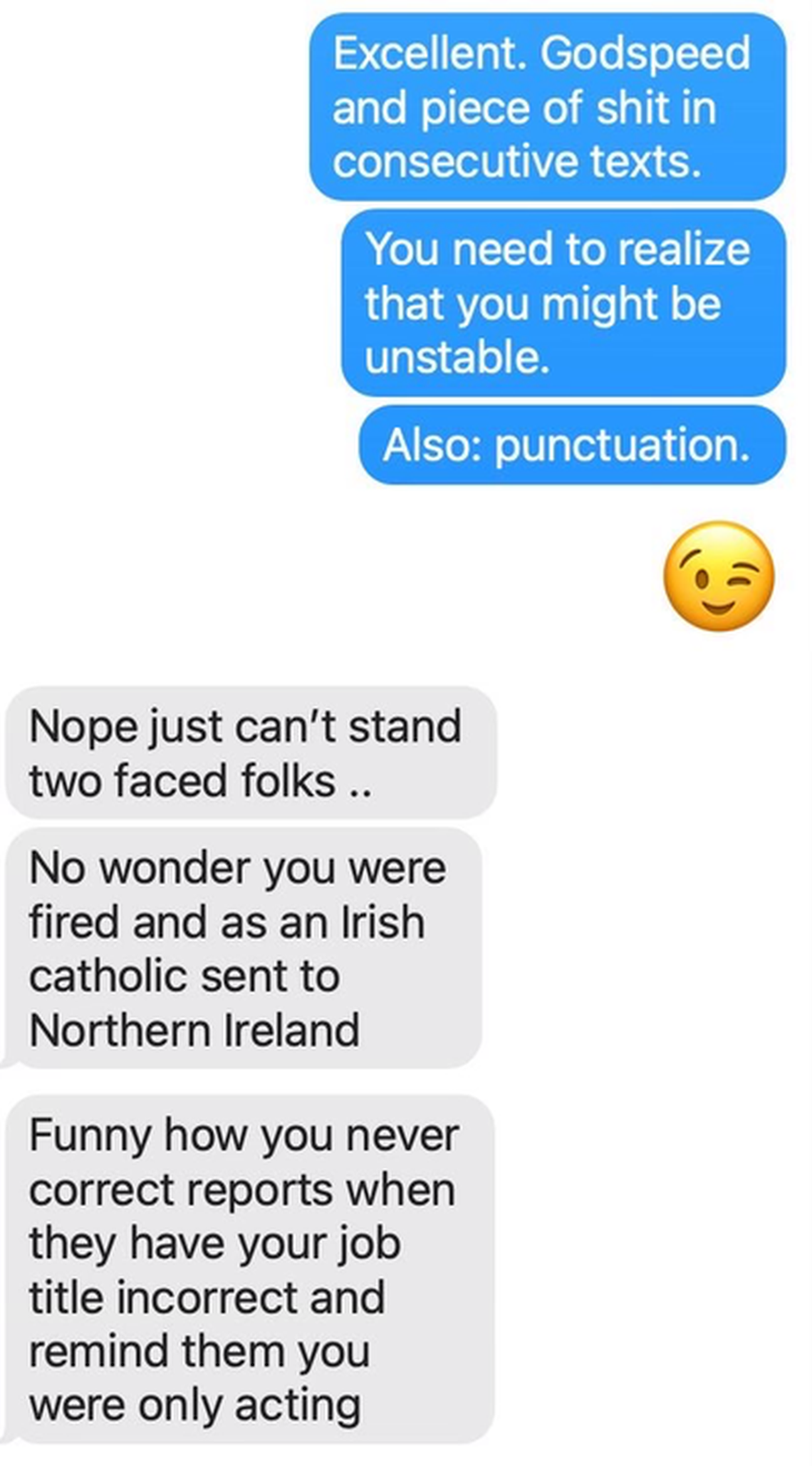 In this screenshot of the text messages exchanged between S.C. Republican congressional candidate Katie Arrington and Mick Mulavney, Arrington takes aim at Mulvaney for remaining the “acting” White House chief of staff under Trump.