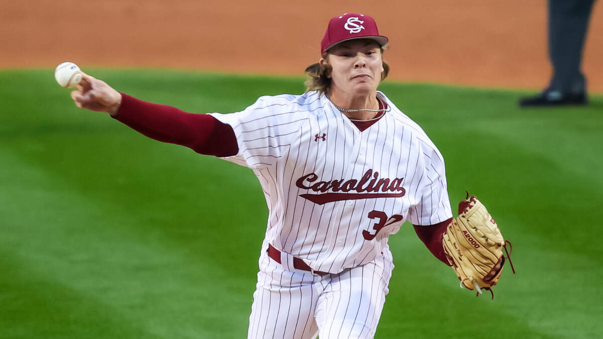 South Carolina pitcher Eddie Copper (30) had six strikeouts in four innings Tuesday.