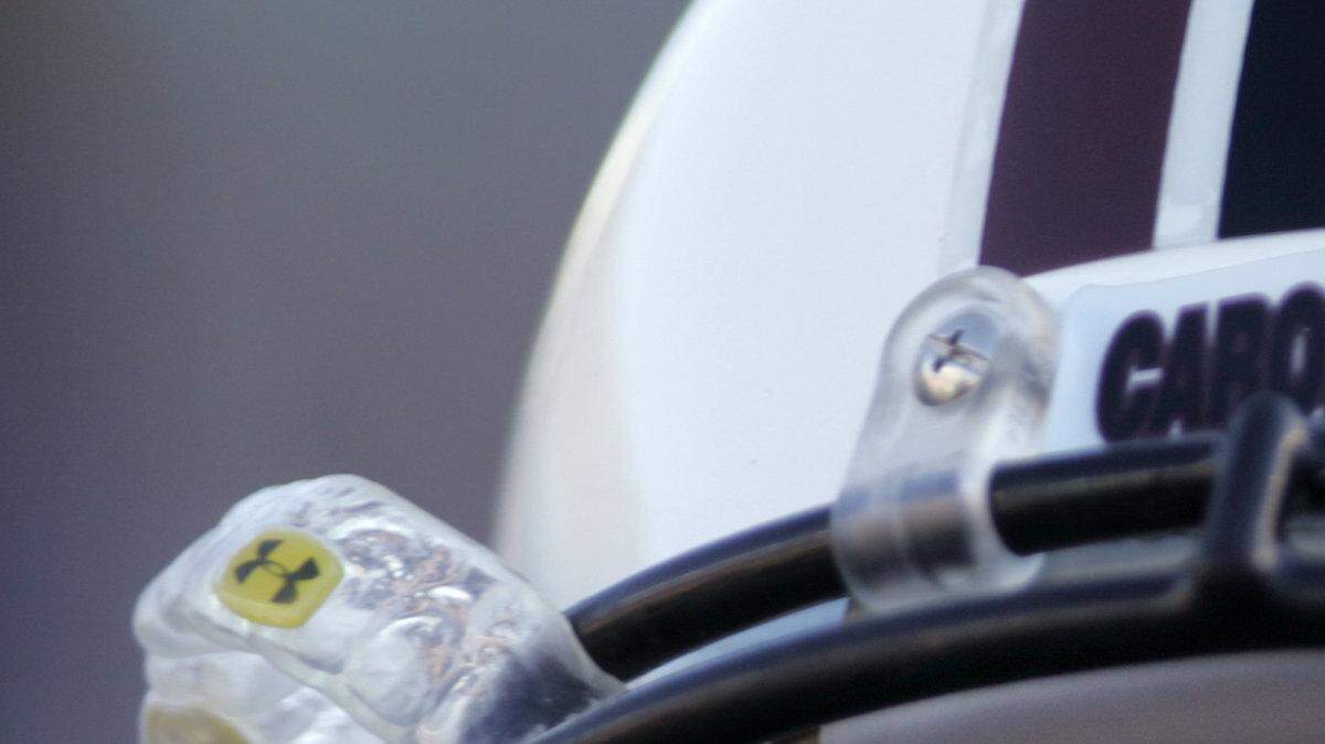 University of South Carolina quarterback Stephen Garcia watches the scoreboard as the Gamecocks hold their lead against Alabama in the first quarter at William-Brice Stadium in Columbia, S.C.