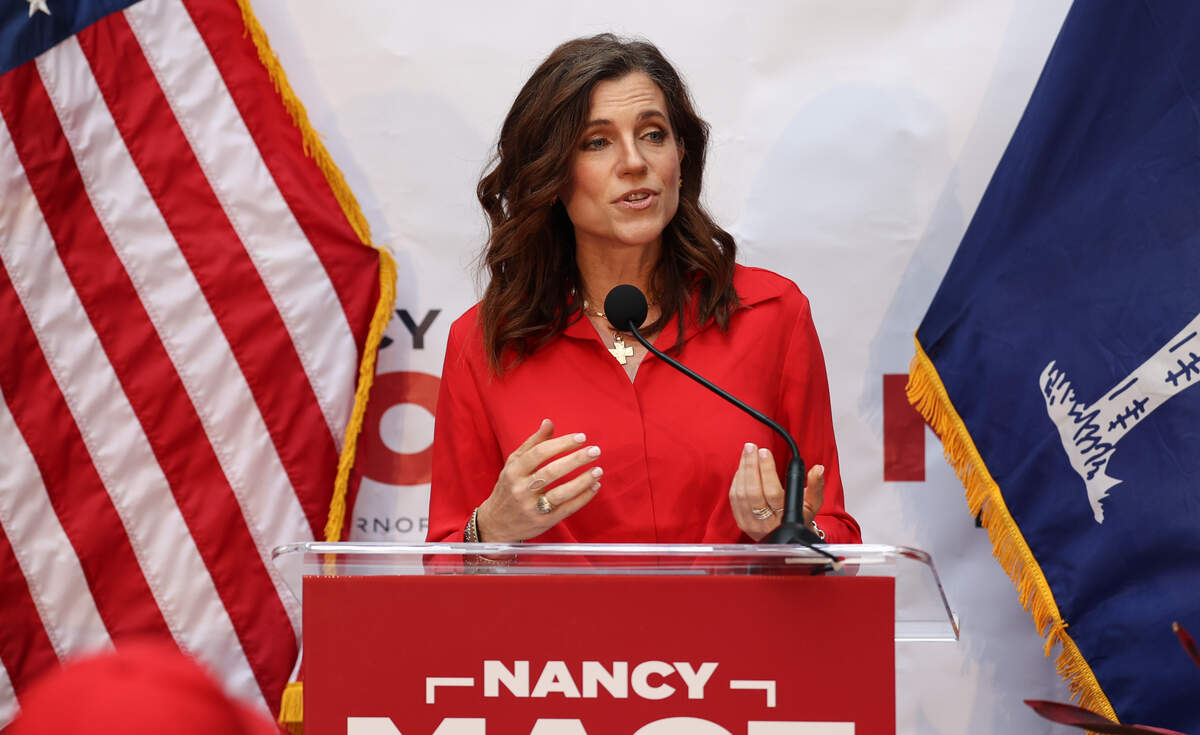 Nancy Mace announces that she will run for South Carolina Governor during a press conference at the Citadel in Charleston on Monday Aug. 4, 2025.