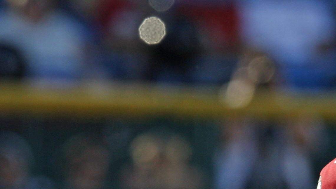 USC's Michael Roth throws to first for an out in the second inning during game two of the 2010 College World Series finals between South Carolina and UCLA at Rosenblatt Stadium in Omaha, Neb, Tuesday, June 29, 2010.