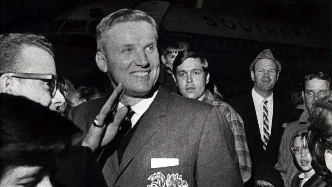 Paul Dietzel, former USC football coach and athletics director, led South Carolina to its only ACC football title.