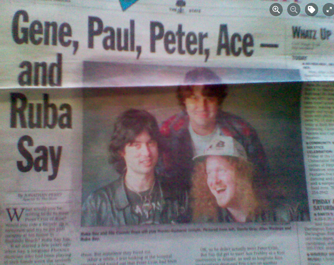 An article from The State circa 1990 on Ruba Say.