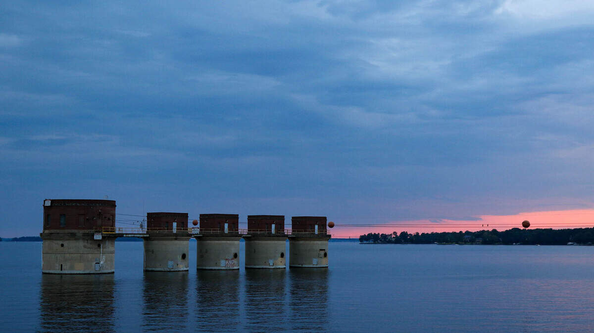The sun sets on Lake Murray near Lexington. There are AirBnb rentals with amazing views of Lake Murray and more areas around South Carolina.