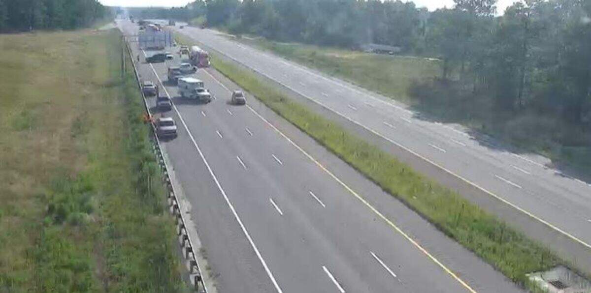 Emergency responders are at the scene of a crash on I-20.