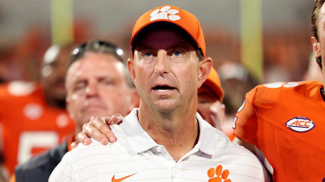 Clemson football and Dabo Swinney are 1-2 at home this season.
