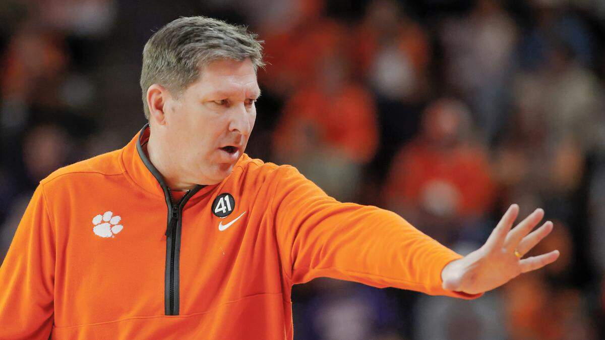 Clemson men’s basketball coach Brad Brownell