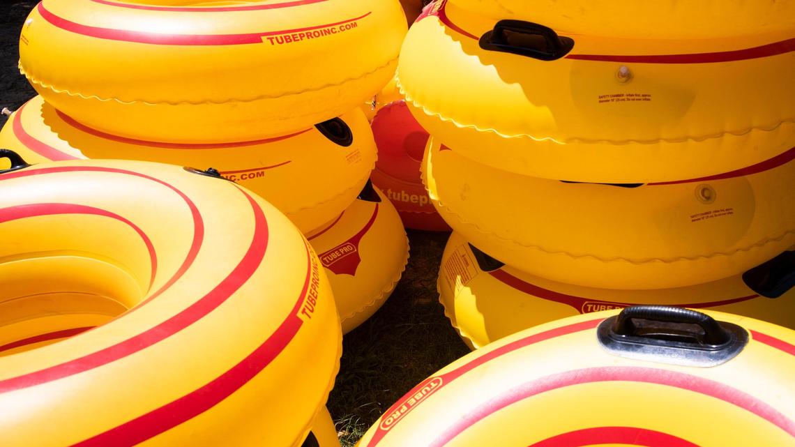 A man was treading water while waiting to swap places with his friend in a “large floating tube” when witnesses say a wave took him under, the Travis County Sheriff’s Office said.
