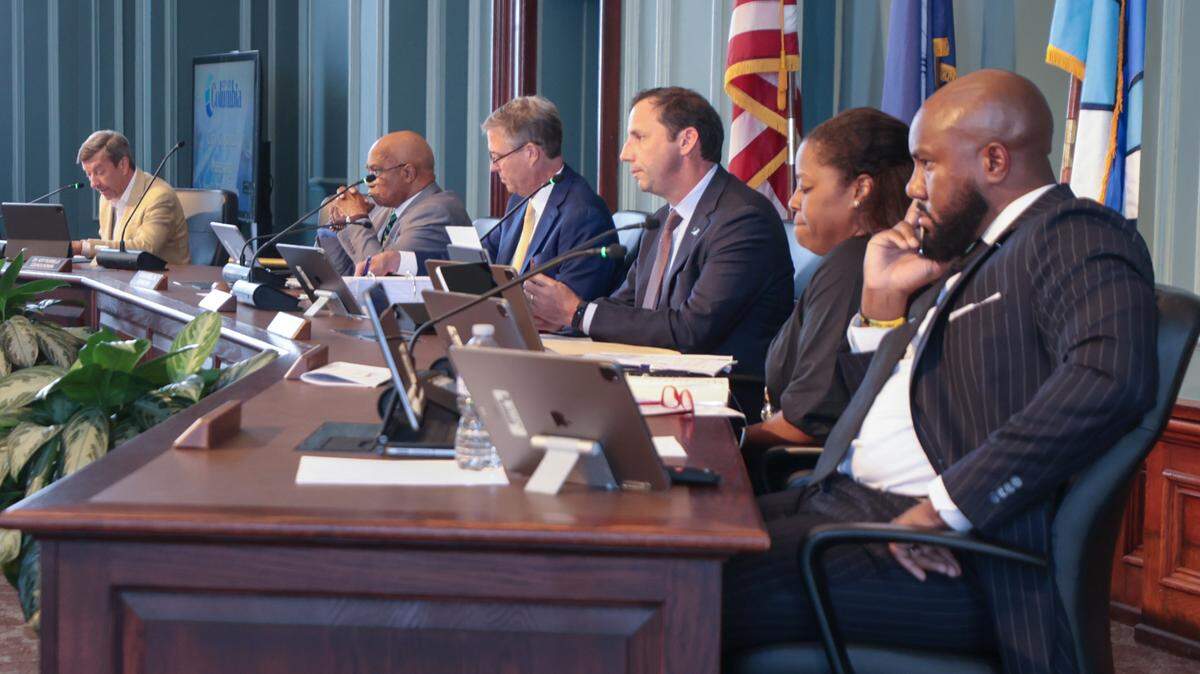 The Columbia City Council votes on the first reading to repeal the citywide ban on conversion therapy during a meeting of the council on Tuesday, June 17, 2025. The council voted 4-3 to repeal the ban. A second vote is required to rescind the ordinance.