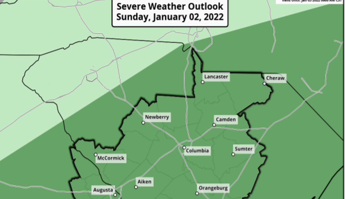Severe weather is in the forecast for the Midlands.