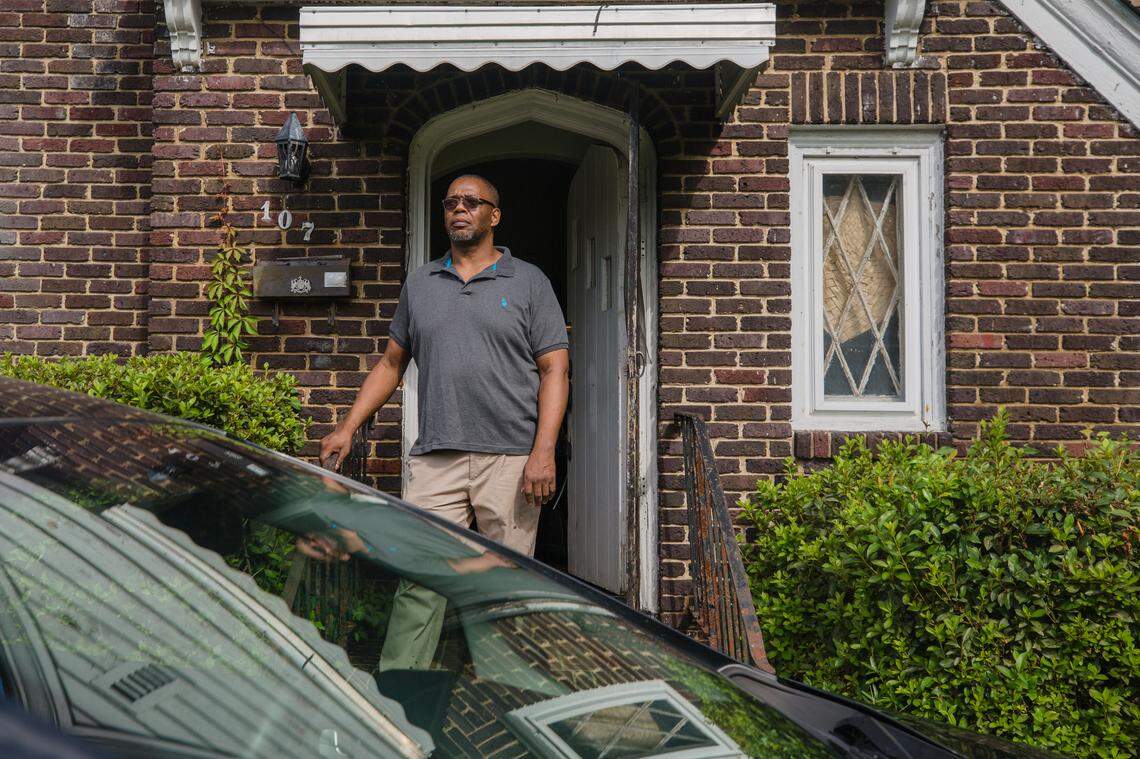 Steven Nelson at his home in Sumter. He was a victim of two robberies, both of which have DNA evidence waiting to be tested.