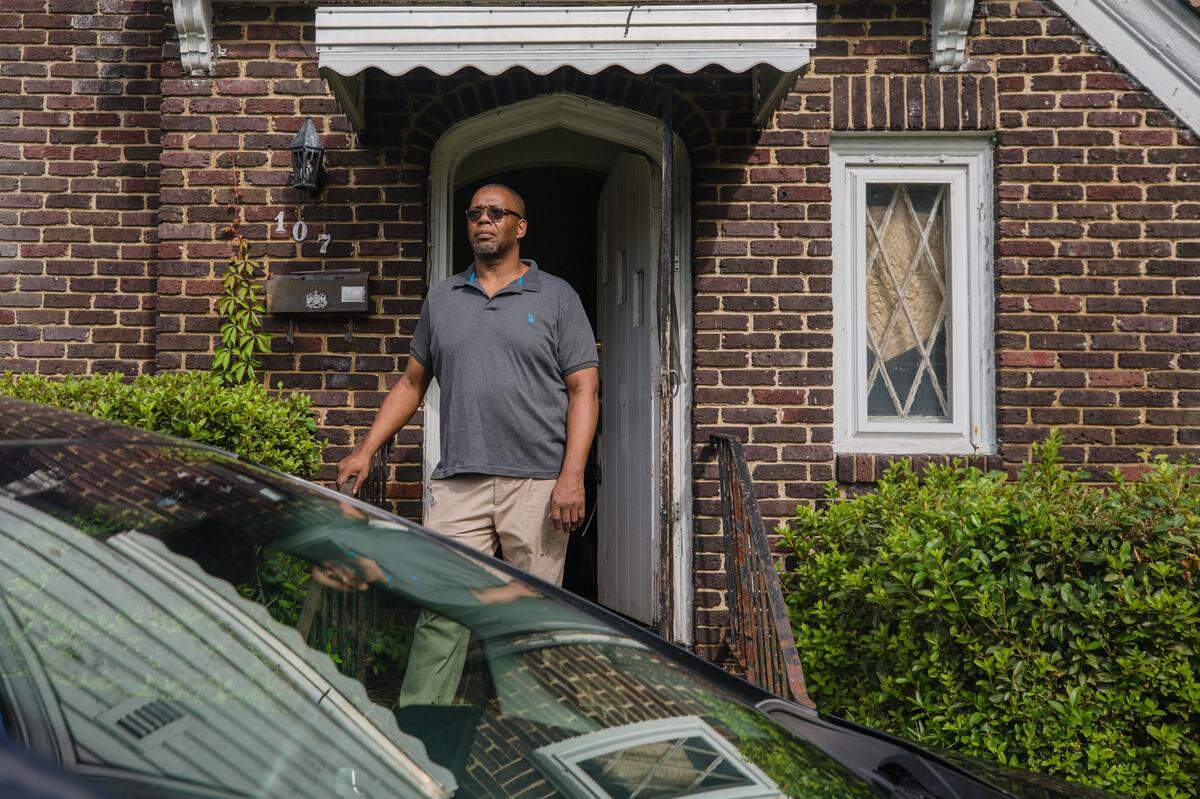 Steven Nelson at his home in Sumter. He was a victim of two robberies, both of which have DNA evidence waiting to be tested.