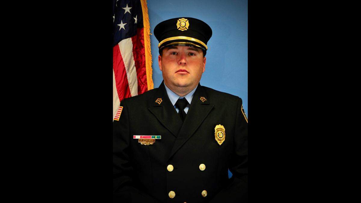 A beloved 29-year-old firefighter died while refueling a car that ran out of gas on a South Carolina road, officials said.