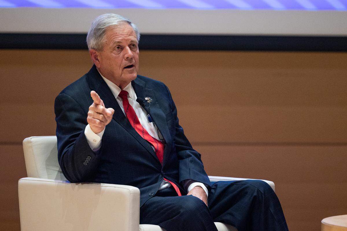 Congressman Ralph Norman, who is seeking the Republican Party’s nomination for governor, speaks at the 2026 Gubernatorial Forum on Tuesday, April 7, 2026.