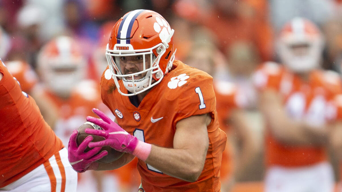 Clemson running back Will Shipley