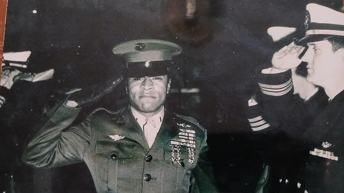 Maj. James Capers during his time in the Marine Corps. The South Carolina native has been nominated for the Medal of Honor for his bravery in action in Vietnam.