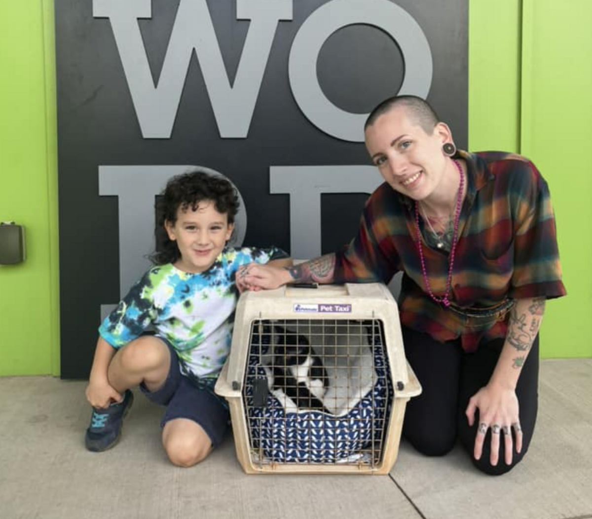 Noodle was adopted July 10, 2023. The Greenville Humane Society did not identify the family.