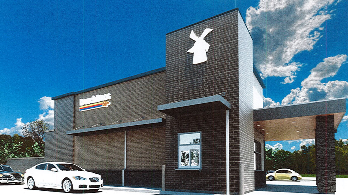 A rendering of a proposed Dutch Bros. Coffee location on Sunset Boulevard in Lexington, SC.