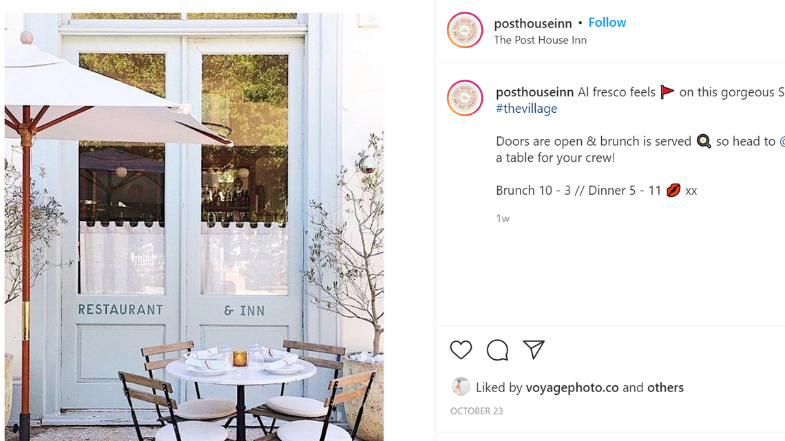 The Post House Inn in Mount Pleasant, S.C., was named one of the best hotels in the U.S. by Fodor’s travel guide.