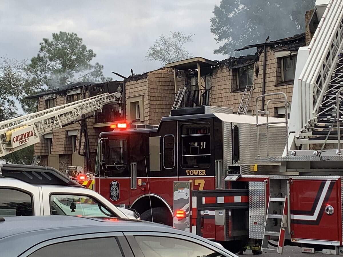 Multiple condos at a Briarsgate Apartments building were damaged by a fire.