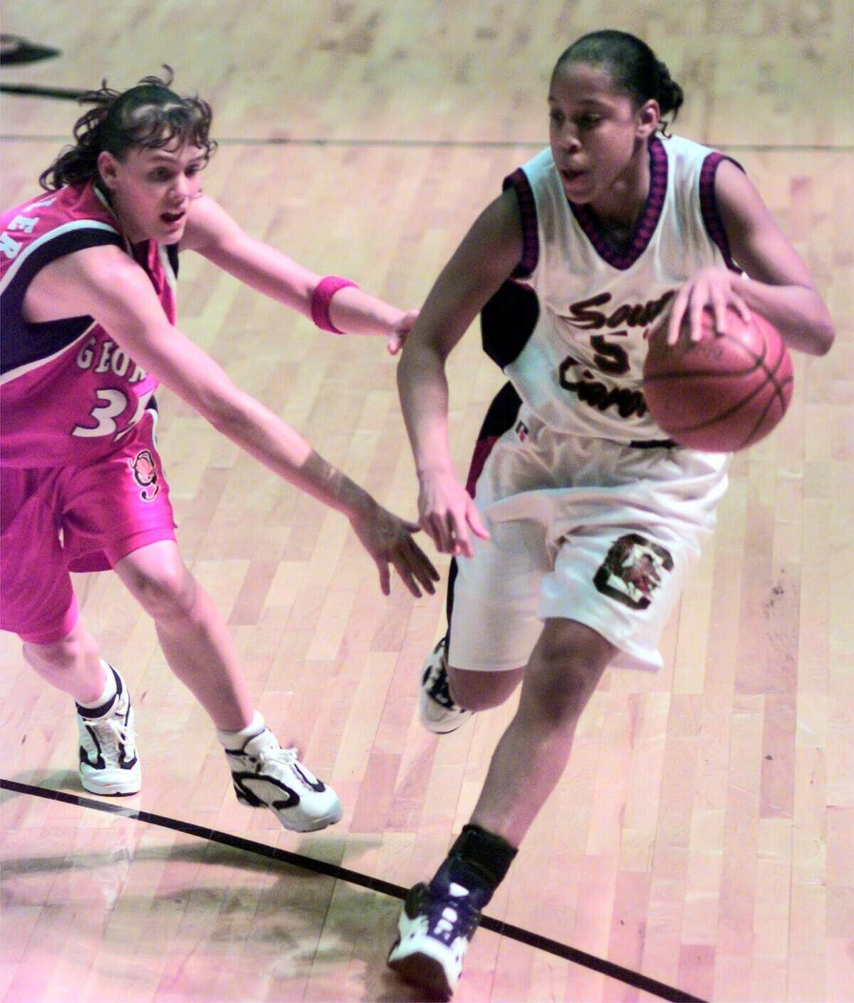 South Carolina's Shanta Jeffcoat.