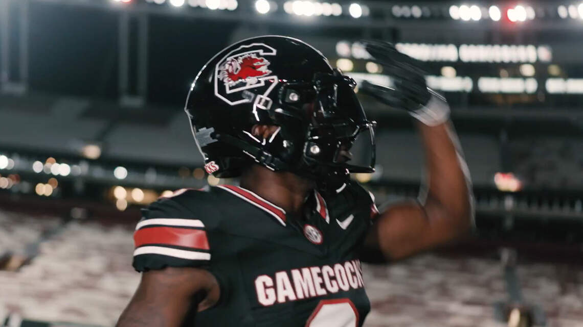 Look: South Carolina unveils all-black Nike football uniforms ... with a twist