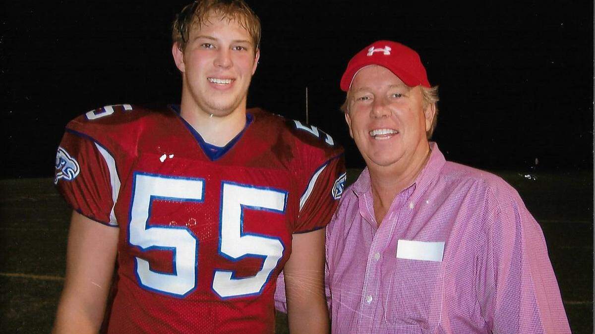 Chase Loveless poses for a picture next to his father Bruce. After Chase died of an overdose in 2014, Bruce founded Palmetto Foundation for Prevention and Recovery in his son's memory.